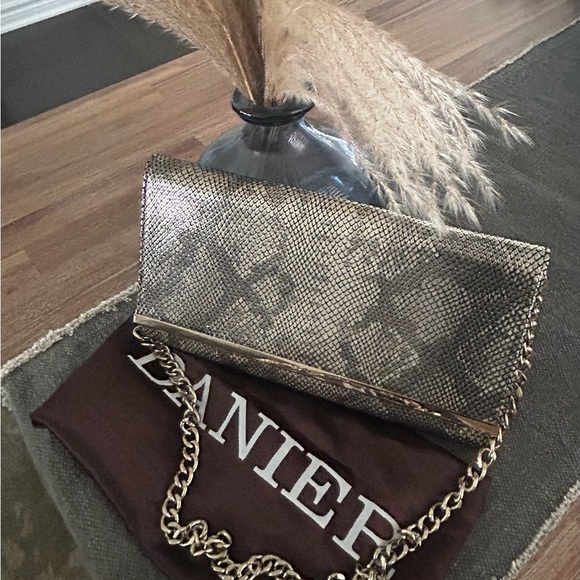 Danier 2 Ways Leather Clutch Bag - Picture 4 of 4